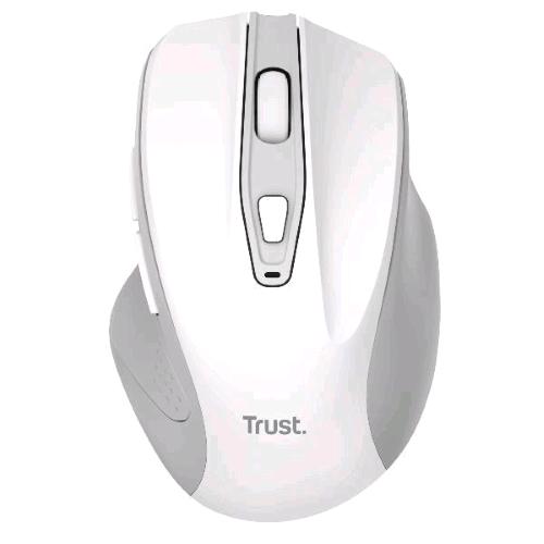 TRUST NITO SILENT WIRELESS MOUSE WIRELESS ULTRA SILENZIOSO DPI REGOLABILI 800-2200 5 PULSANTI BIANCO