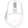 TRUST NIVEN COMFORT MOUSE OTTICO WIRELESS ERGONOMICO RICARICABILE MULTIDISPOSITIVO BLUETOOTH + RF 2.4GHz 800-3200 DPI SELEZIONABILI PULSANTI SILENZIOSI BIANCO