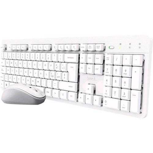 Trust Ody II 25466 — tastiera e mouse wireless, layout italiano