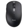 TRUST OZAA COMPACT MOUSE OTTICO WIRELESS RICARICABILE SILENZIOSO CON DOPPIA CONNESSIONE BLUETOOTH T + RF 2,4GHz COLLEGABILE FINO A 3 DISPOSITIVI 6 PULSANTI 3.200 DPI NERO