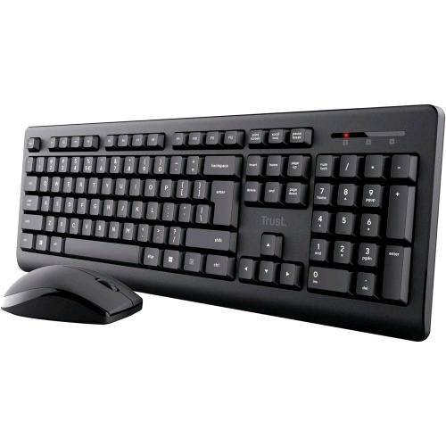 Trust Primo 25434 — tastiera e mouse wireless, layout italiano