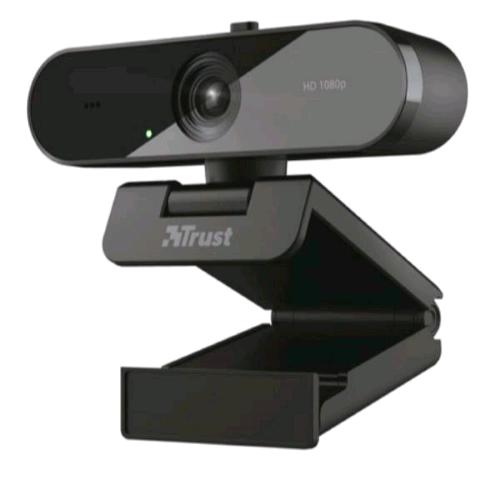 TRUST TW-200 WEBCAM FULL HD 1080P 30 fps ZOOM DIGITALE 5x USB FILTRO PRIVAY NERO