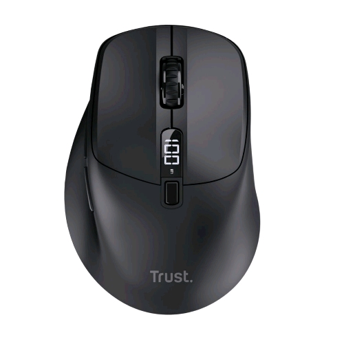 TRUST ZEVO FAST MOUSE OTTICO WIRELESS RICARICABILE MULTIDISPOSITIVO RF + BLUETOOTH 4.000 DPI NERO