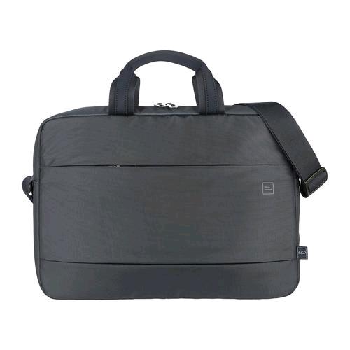 TUCANO GLOBAL 2 BORSA PER NOTEBOOK DA 15.6" IN PLASTICA RECICLATA TASCA FRONTALE E TASCA INTERNA CON TRACOLLA BLU