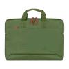 TUCANO SMILZA BORSA SUPERSLIM PER NOTEBOOK DA 15.6" E MACBOOK PRO 16" IN PLASTICA RICICLATA TASCA ESTERNA CON TRACOLLA VERDE