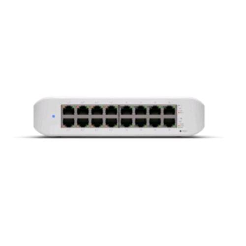Ubiquiti USW-LITE-16-POE-EU — switch 16 porte Gigabit, 8 PoE+