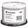VERBATIM CD-R 700MB 52x SPINDEL DL+ WHITE PRINTABLE CAMPANA 50 Pz.