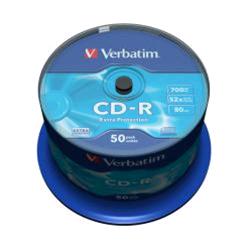 VERBATIM CD-R 700MB CAMPANA 50 Pz.
