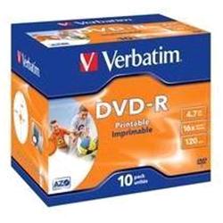 VERBATIM DVD-R 4.7GB 16X JAWEL CASE 10PZ