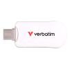 VERBATIM PLECTRA 64GB FLASH DRIVE USB-C 3.2 Gen 1 (3.1 Gen 1) BIANCO