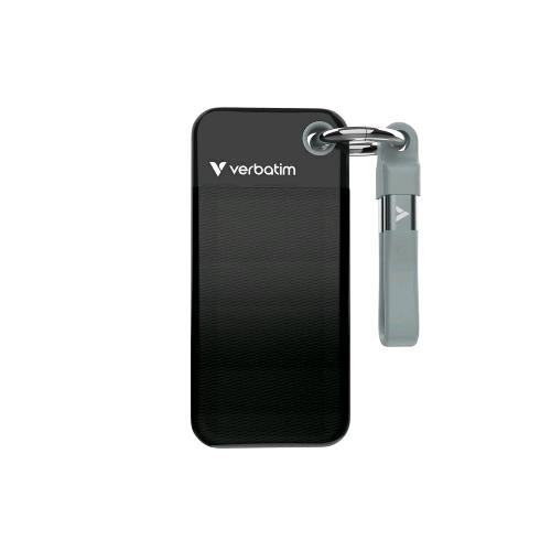 VERBATIM POCKET SSD 2 TB USB-C 3.2 GEN 2 ESTERNO PORTATILE BLACK/GREY