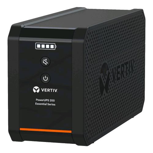 Vertiv PowerUPS 200 Essential 600 VA / 315 W — 4 prese IEC C13, PSA6E-600IT-IEC