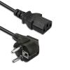 VULTECH ALIM15 CAVO ALIMENTAZIONE PC STANDARD CON PRESA SCHUKO ANGOLATA 1.5 MT NERO