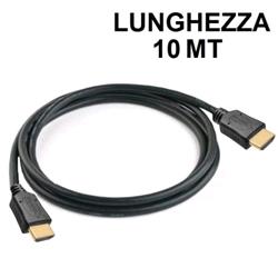 VULTECH CAVO HDMI A HDMI V 1.4 HIGH SPEED CON ETHERNET MASCHIO-MASCHIO 10 MT NERO