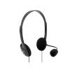 VULTECH HS-01 REV 2.2 CUFFIE CON MICROFONO DOPPIO JACK 3.5MM PIU ADATTATORE COLORE NERO