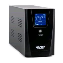 VULTECH UPS1000VA-PURE UPS GRUPPO DI CONTINUITA' AVR 800 W 1.000 Va CONNETTORI 2 X SCHUKO TIPO F 1 X AC INTERFACCIA LCD ONDA IN USCITA PURA