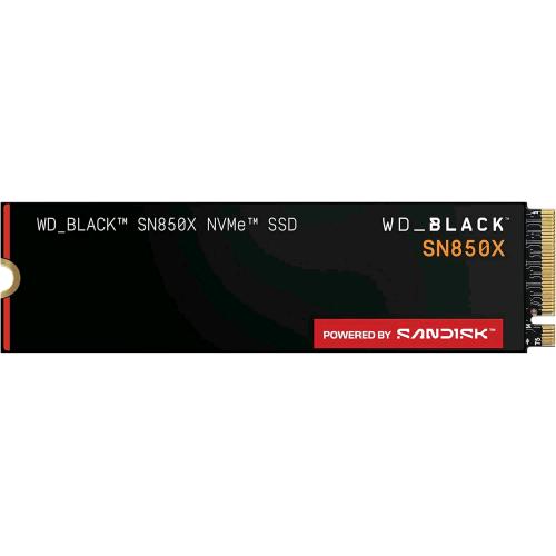 WD_BLACK SN850X SSD 8TB, M.2 2280 NVMe PCIe 4.0, fino a 7200/6600 MB/s, senza dissipatore