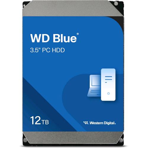 WESTERN DIGITAL BLUE HDD 12TB INTERNO 3.5" SATA 6Gb/s BUFFER: 512 MB 7200 RPM