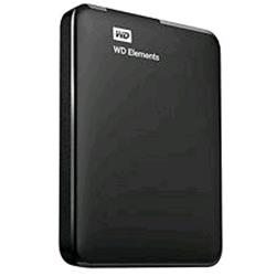 WESTERN DIGITAL ELEMENTS PORTABLE HDD ESTERNO 1TB USB TYPE-A 3.0 (3.1 GEN 1) NERO