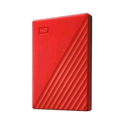 WESTERN DIGITAL MY PASSPORT HDD 2.000GB ESTERNO PORTATILE USB 3.2 ULTRASOTTILE CRITTOGRAGATO ROSSO