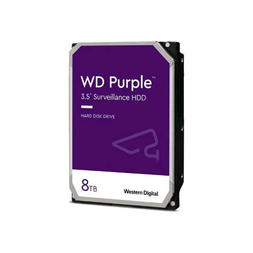 Western Digital Purple WD85PURZ, hard disk per videosorveglianza 8 TB, SATA 6 Gb/s, 3,5 pollici, 256 MB
