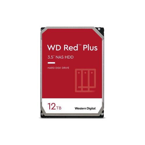 WESTERN DIGITAL RED PLUS HDD 12TB SATA III 3.5" BUFFER 512MB 7.200rpm