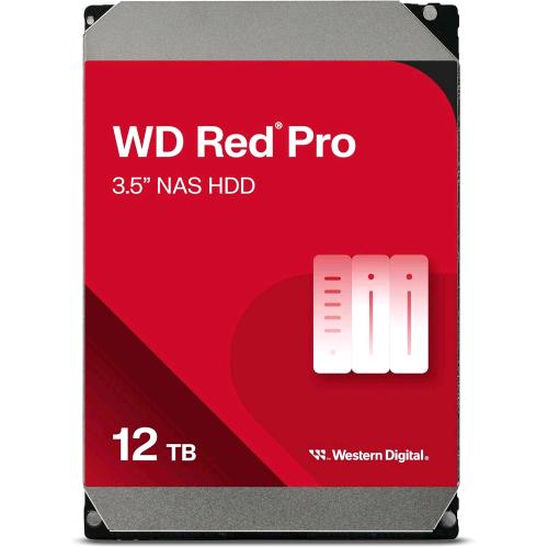 WESTERN DIGITAL RED PRO HDD 12TB NAS 3.5" SATA III BUFFER 512MB 7.200rpm