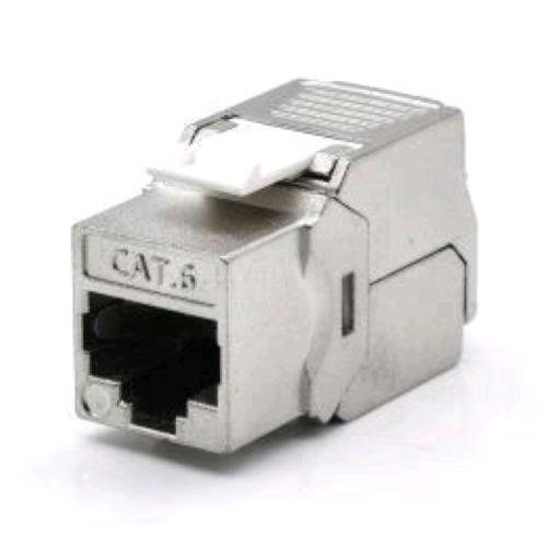 WP CABLING — presa Keystone RJ45 Cat. 6 STP schermata, Tool-Less