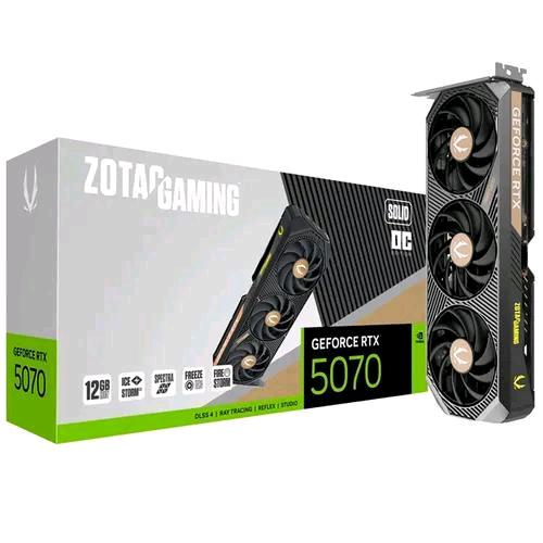 ZOTAC GAMING GeForce RTX 5070 SOLID OC 12 GB GDDR7