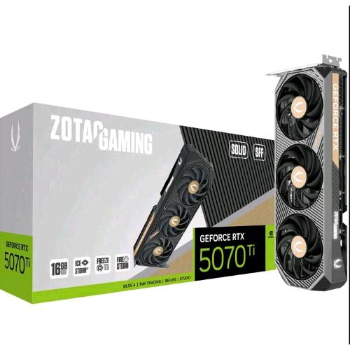 ZOTAC GAMING GeForce RTX 5070 Ti SOLID SFF 16 GB GDDR7