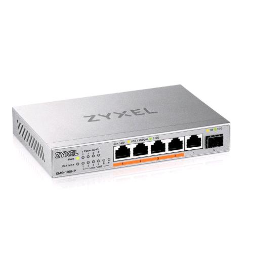 Zyxel XMG-105HP — switch Multi-Gigabit non gestito