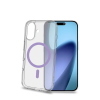 CELLY APPLE iPHONE 17 COVER MORBIDA TRASPARENTE IN TPU MagSafe CON ANELLO MAGNETICO COLORE VIOLA