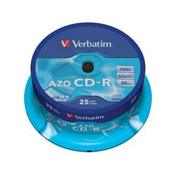 VERBATIM 43352 CAMPANA 25 CD-R 0.7GB