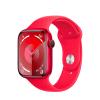 APPLE WATCH SERIES 9 GPS + CELLULAR 45mm ALUMINIUM CASE RED CON CINTURINO SPORT BAND RED M/L