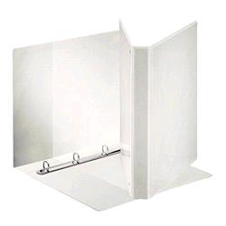 ESSELTE RACCOGLITORE A 4 ANELLI DA 25 MM IN PP A4 MAXI DISPLAY PERSONALIZZABILE DORSO 4.5 CM COL. BIANCO