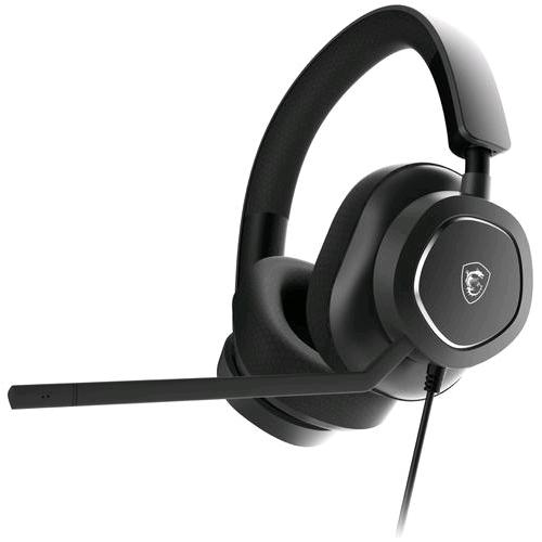 MSI MAESTRO 300 CUFFIE GAMING CON MICROFONO DRIVER NEODIMIO DA 40mm MICROFONO CARDIOIDE RIMOVIBILE USB-C NERO