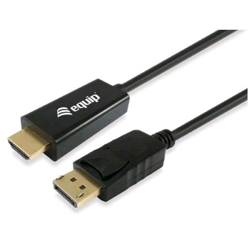 ADATTATORE EQUIP CAVO ADATTATORE DA DISPLAYPORT A HDMI 4K/30Hz MASCHIO/MASCHIO 5 MT NERO