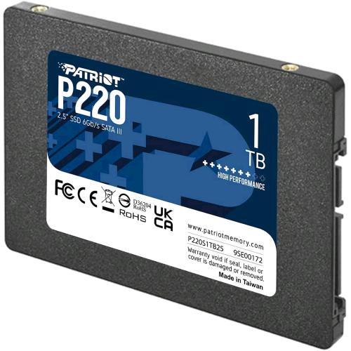 Patriot P220 1 TB — SSD 2,5 pollici SATA III 6 Gb/s
