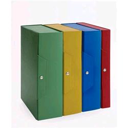 BREFIOCART CARTELLE PORTA PROGETTO IN PRESSPAN CON BOTTONI 250X350 mm DORSO 8 CM COL. GIALLO CONF 5 Pz.