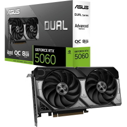 ASUS DUAL-RTX5060-O8G-A NVIDIA GEFORCE RTX 5060 8GB GDDR7 DUAL FAN PCI Express 5.0
