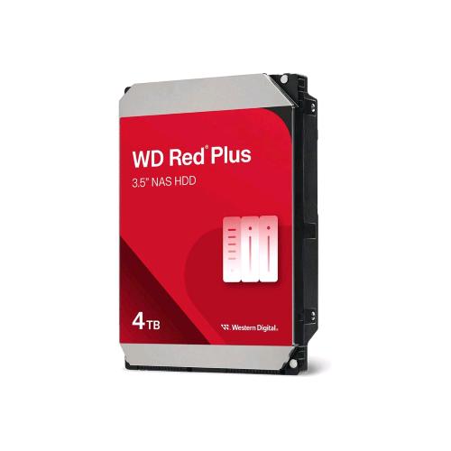 WESTERN DIGITAL RED PLUS HDD 4TB INTERNO 3.5" SATA 6Gb/s BUFFER 128MB 5.400rpm NAS