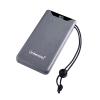 INTENSO F10000 POWER BANK 10.000mAh PD (20W) & QC (18W) USB-A USB-C DISPLAY CON PERCENTUALE DI CARICA GRIGIO
