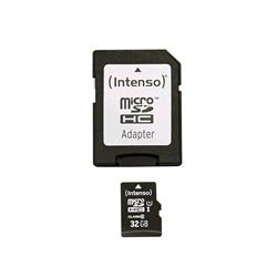 INTENSO MICRO SDHC 32GB CLASSE 10 CON ADATTATORE
