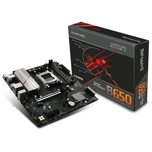 Sapphire B650M-E — scheda madre AM5, DDR5, Micro-ATX