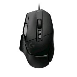 LOGITECH G502 X MOUSE GAMING OTTICO CABLATO 25.600 DPI SWITCH PRINCIPALI OTTICO MECCANICI IBRIDI LIGHTFORCE MANO DESTRA COMPATIBILE CON PC MACOS/WINDOWS NERO