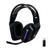 LOGITECH G733 LIGHTSPEED CUFFIA GAMING CON MICROFONO WIRELESS LIGHTSYNC RGB TECNOLOGIA MICROFONO BLUE VOICE DRIVER AUDIO PRO-G BLACK