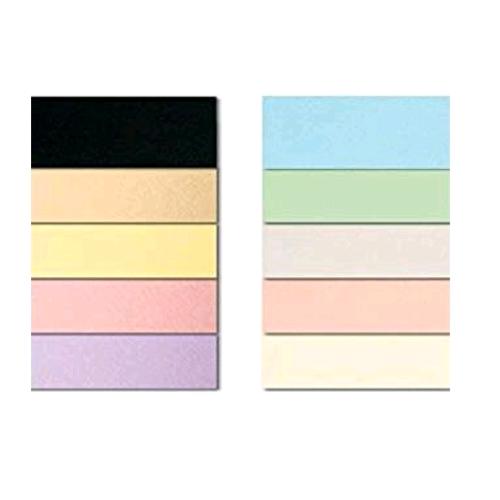 CARTOTECNICA FAVINI BRISTOL COLOR 200 CARTONCNI COLORATI 200GR 70X100 CM BIANCO CONF 10 Pz.