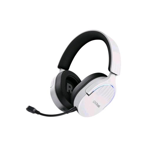Trust GXT 491W Fayzo 25304 — cuffie gaming wireless bianche