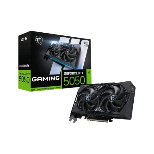 MSI GeForce RTX 5050 8G GAMING OC, 8 GB GDDR6, PCIe 5.0 x8