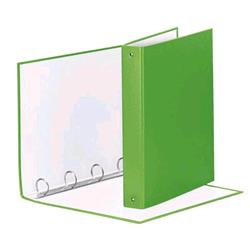 ESSELTE MEETING RACCOGLITORE 4 ANELLI DA 30 MM IN CARTONCINO PLASTIFICATO CM 22X30X4 A4 VERDE CHIARO